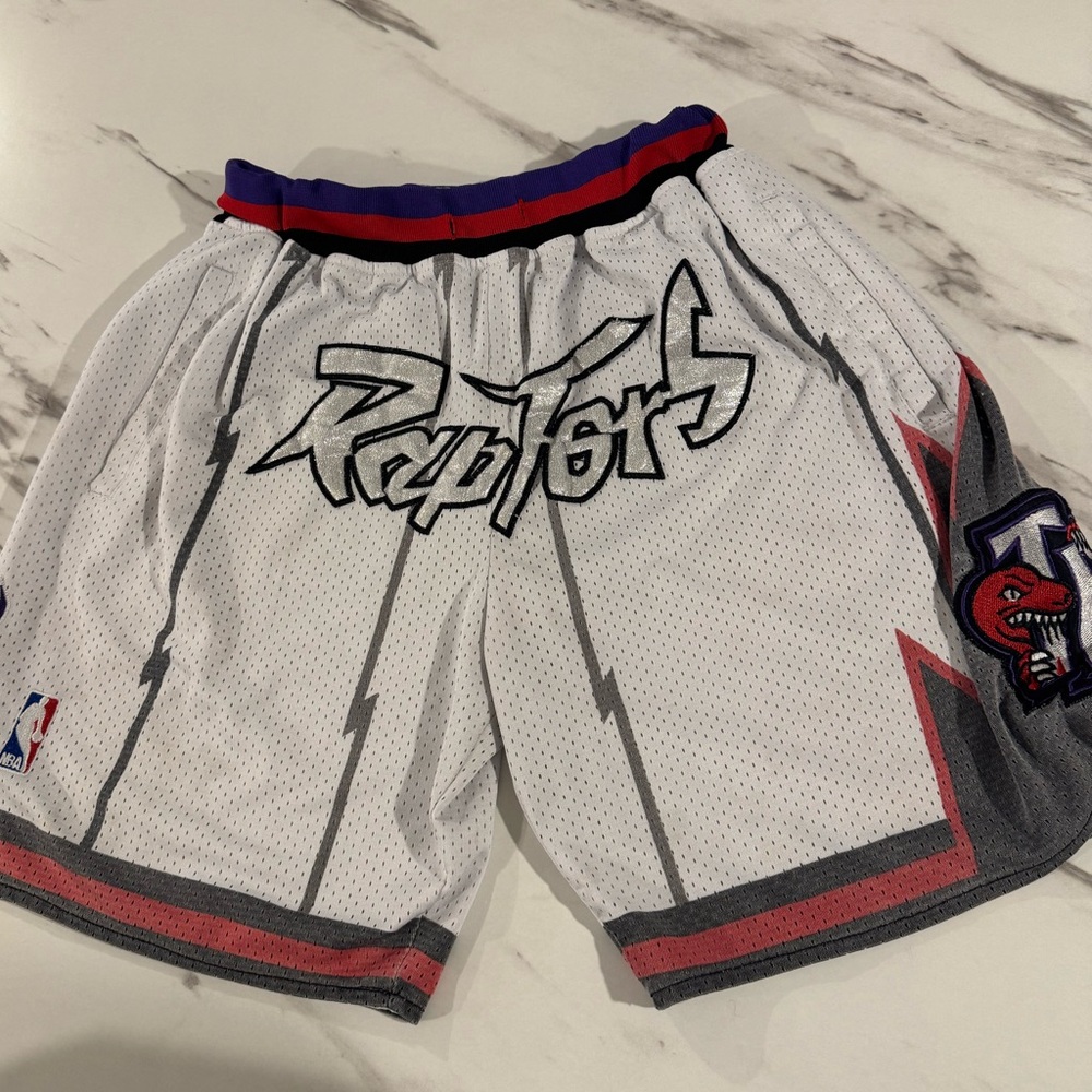 Just don Vintage  Toronto Raptors Purple Shorts